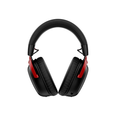 HyperX Гарнітура ігрова Cloud III S, WL/USB-A/USB-C, чорно-червоний