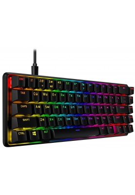 HyperX Клавіатура  Alloy Origins 65 Red USB RGB ENG/RU, Black