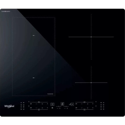 Whirlpool Варильна поверхня індукційна, 60см, розширена зона, чорний