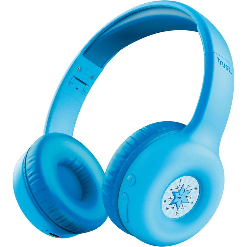 Trust Навушники On-ear Nouna Kids, Wireless, Mic, Синій