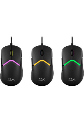 HyperX Миша Pulsefire SAGA, RGB, USB-A, чорний