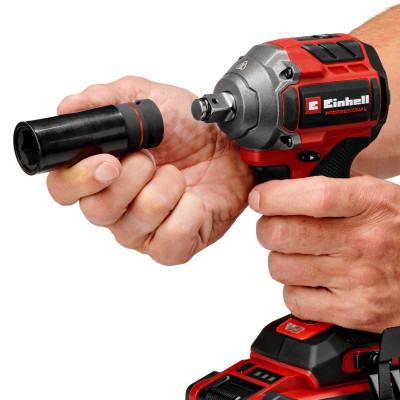 Einhell Гайковерт акумуляторний ударний Einhell Professional TP-CW 18/260-C Li BL - Solo 18В безщітковий 260Нм 0-2700об/хв 0.95кг без АКБ та ЗП Einhell Гайковерт акумуляторний ударний Einhell Professional TP-CW 18/260-C Li BL - Solo 18В безщітковий 260Нм 0-2700об/хв 0.95кг без АКБ та ЗП