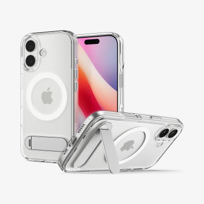 Spigen Чохол Spigen для iPhone 17, Ultra Hybrid S MagFit, Clear White
