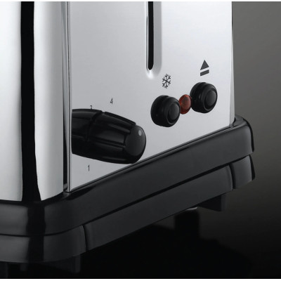 Russell Hobbs Тостер Chester , 1200Вт, метал, сріблястий Russell Hobbs Тостер Chester , 1200Вт, метал, сріблястий