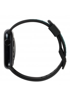 UAG Ремінець для Apple Watch 45/44/42 Torquay, Black-Turquoise