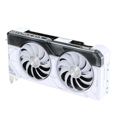 ASUS Відеокарта GeForce RTX 4070 12GB GDDR6X DUAL-RTX4070-O12G-WHITE білий