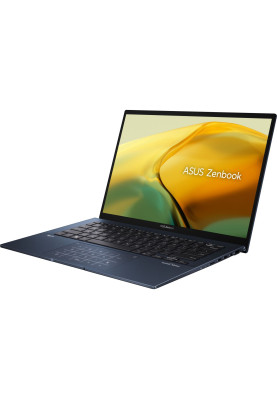 ASUS Ноутбук Zenbook 14 UX3402VA-KP782 14" WQXGA IPS, Intel i7-13700H, 16GB, F512GB, UMA, NoOS, Синій