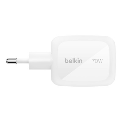 Belkin Зарядний пристрій Belkin 70Вт 2хUSB-С/USB-A GAN PD PPS, білий Belkin Зарядний пристрій Belkin 70Вт 2хUSB-С/USB-A GAN PD PPS, білий