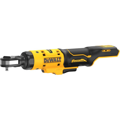 DeWALT Тріскачка акумуляторна DeWalt XR Li-Ion 12В 54Нм 250об/хв 1/4" 0.75кг без АКБ та ЗП