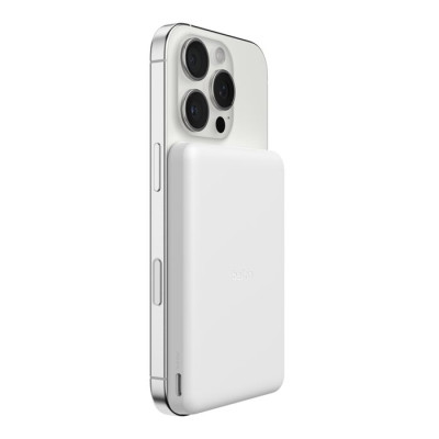 Belkin Акумулятор портативний літій-іонний Power Bank Belkin 5000мА·год, Slim Magnetic, білий