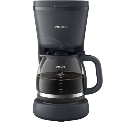 Philips Кофеварка крапельна Essentials Collection, 1.38л, мелена, підтримка температури, темно-сірий