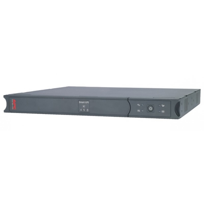 APC Джерело безперебійного живлення Smart-UPS SC 450VA/280W, RT 1U, RS232, 3+1 C13