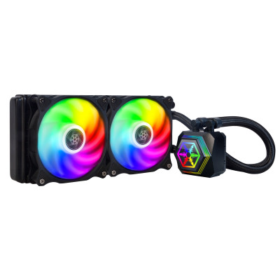 SilverStone Система рідинного охолодження Perma Frost Premium PF240-ARGB-V2, LGA 1700, 2066, 2011, 1200, 115X, AM5, AM4, AM3, AM2, FM1, FM2, TDP240W