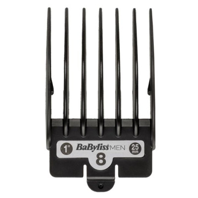 BaByliss Машинка для стриження, мережа+акум., вібраційний мотор, насадок-10, кейс, чохол, гребінець у компл., сталь, сірий