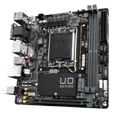 Gigabyte Материнська плата H610I DDR4 s1700 H610 2xDDR4 M.2 HDMI D-Sub mITX