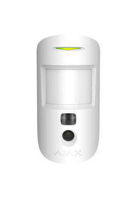 Ajax Датчик руху з покращеною фотофіксацією HDR MotionCam, Jeweller, бездротовий, білий