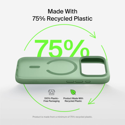 Belkin Чохол Belkin для iPhone 17 Pro Max, Magnetic Protective Grip, Sage