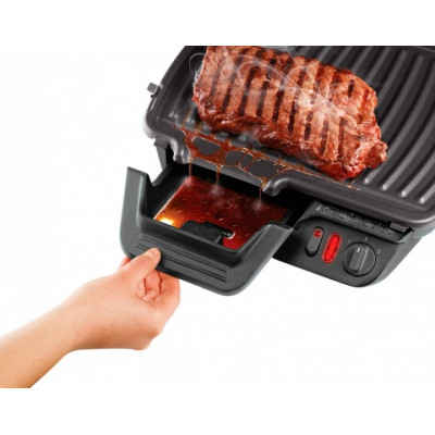 Tefal Гриль притискний Ultracompact 2000Вт, темп. режимів-3, з'ємні пластини, розкриття на 180°, метал