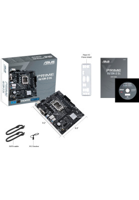ASUS Материнська плата PRIME H610M-D D4 s1700 H610 2xDDR4 M.2 HDMI D-Sub mATX