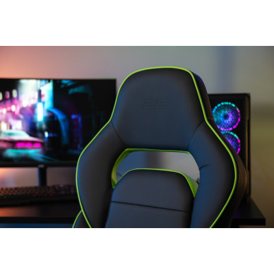 2E Gaming Ігрове крісло HEBI Black/Green
