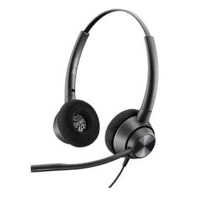 Poly Гарнітура комп'ютерна стерео On-ear EncorePro 320, USB-A, всеспрямований, чорний
