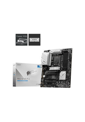 MSI Материнська плата PRO B760-P II s1700 B760 4xDDR5 HDMI DP ATX