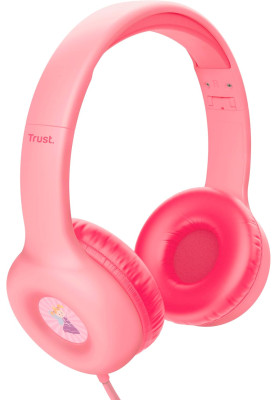 Trust Навушники Nouna Headphones mini-jack, Mic, Рожевий