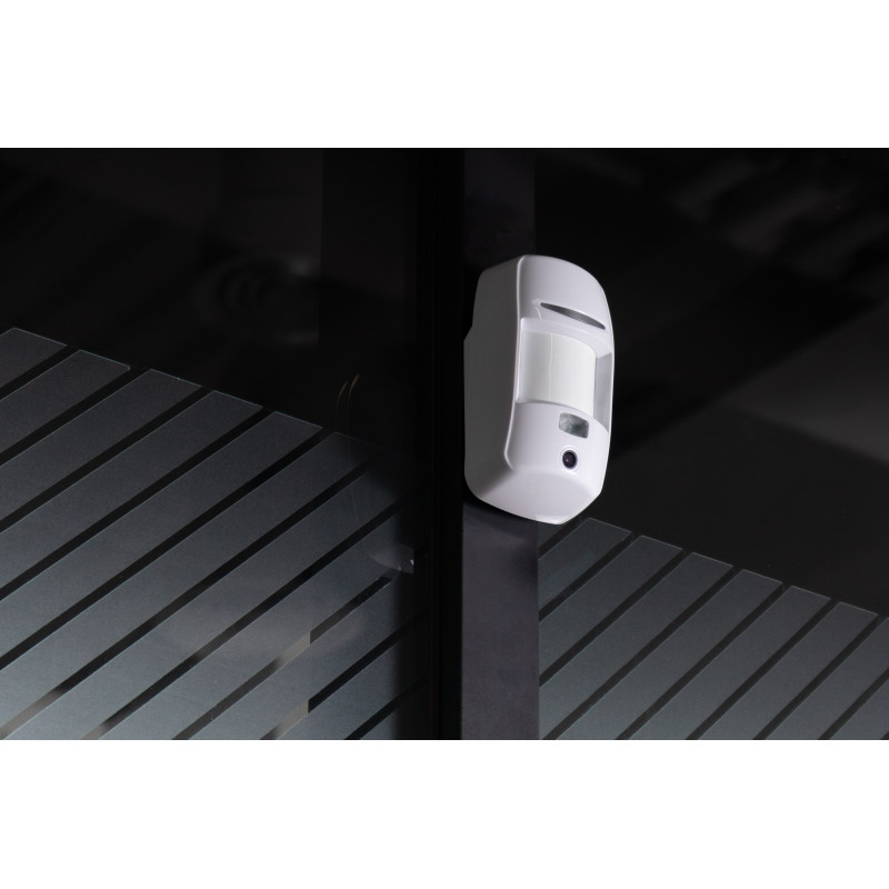 U-Prox Датчик руху з камерою фото за запитом PIR Cam White, бездротовий, білий