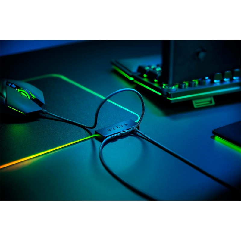 Razer Ігрова поверхня Firefly V2 RGB M Black (355х255х3мм)