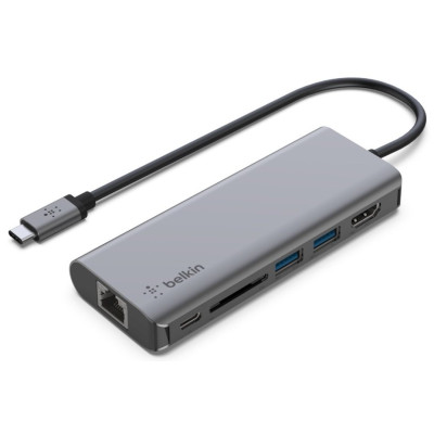 Belkin Адаптер USB-C 6in1 Multiport Dock