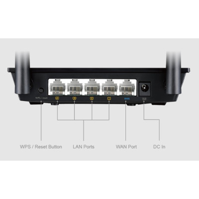 ASUS Маршрутизатор RT-N12E/C1 N300 1xFE WAN 4xFE LAN