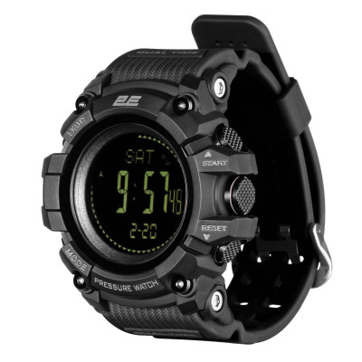 2E Tactical Тактичні годинники Armor GT Black з компасом та крокоміром