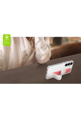 Samsung Чохол для Galaxy S25+ (S936), Standing Grip case, сірий