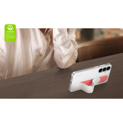 Samsung Чохол для Galaxy S25+ (S936), Standing Grip case, сірий