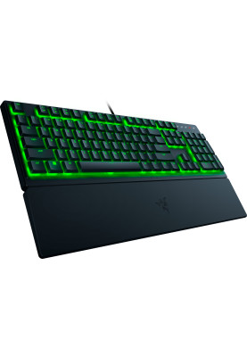 Razer Клавіатура мембранна Ornata V3 X 104key, USB-A, EN/UK, RGB, чорний