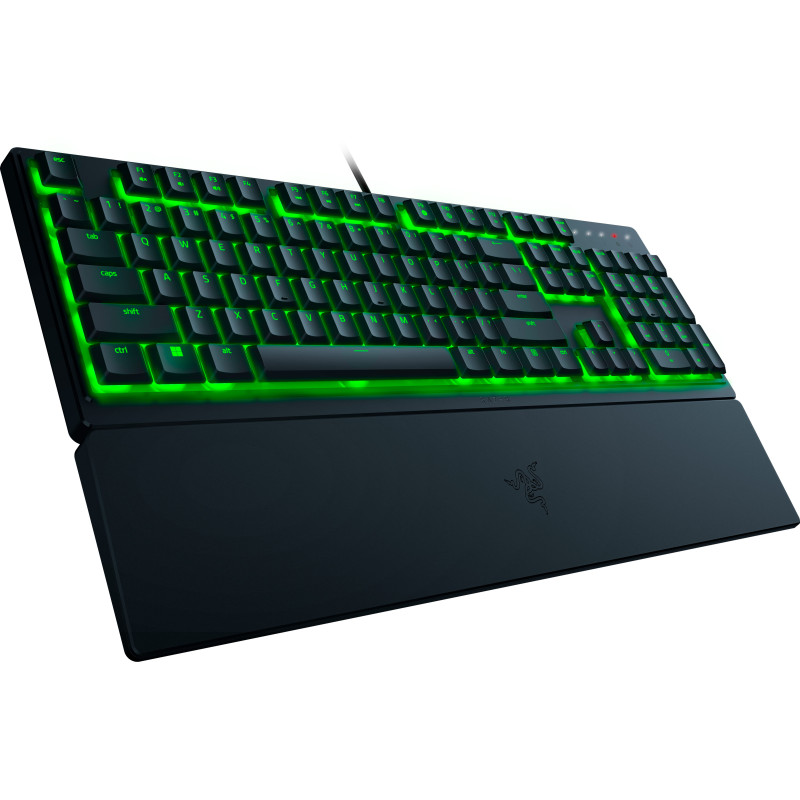 Razer Клавіатура мембранна Ornata V3 X 104key, USB-A, EN/UK, RGB, чорний