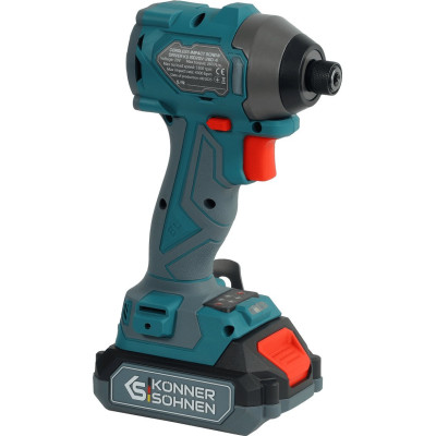 Könner & Söhnen Set of two cordless tools KS IDISD 20V SET 2 PLUS 20V impact screwdriver-drill, impact screwdriver KS ISD20V-260-4, ZP 2A battery 2x2A·h case 6kg Könner & Söhnen Set of two cordless tools KS IDISD 20V SET 2 PLUS 20V impact screwdriver-drill, impact screwdriver KS ISD20V-260-4, ZP 2A battery 2x2A·h case 6kg