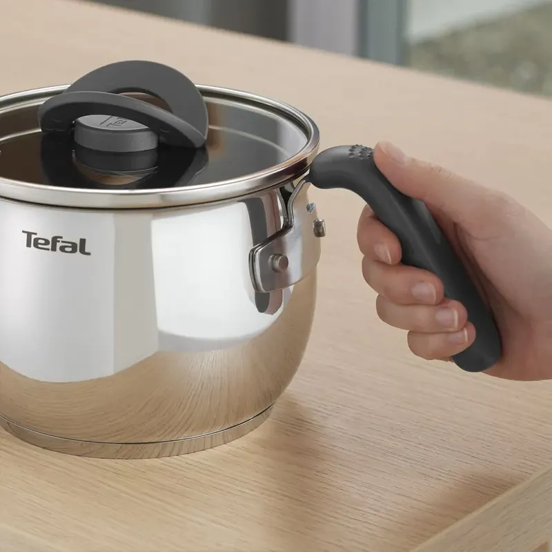 Tefal Мультикаструля Opti Space, 2.5л, нержавіюча сталь, бакеліт