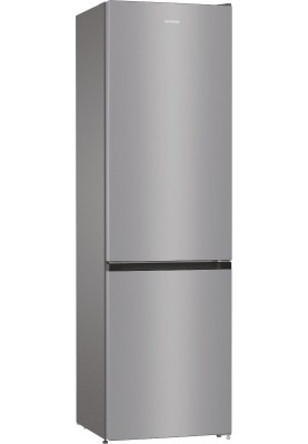 Gorenje Холодильник з нижн. мороз. камерою, 200х60х60см, 2 двері, 235(96)л, А++, NoFrost+, Зона св-ті, сірий