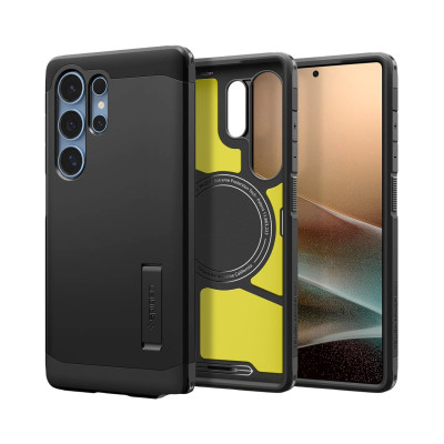 Spigen Чохол для Samsung Galaxy S25 Ultra, Tough Armor MagFit, Black