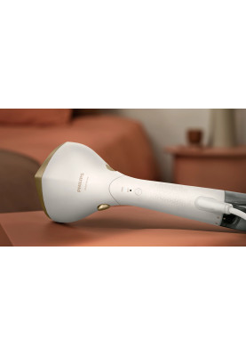 Philips Відпарювач компактний Series 7000, 1500Вт, 100 и 200мл, паровий удар -28гр, рукавичка, чохол, нерж. сталь, білий