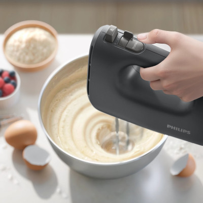Philips Міксер Philips ручний 5000 series, 400Вт, насадки -4, чорний