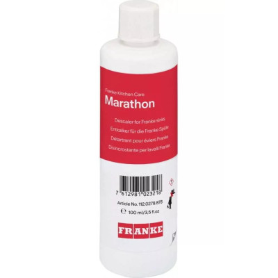 Franke Чистячий засіб Franke, для мийок з фраграніту і тектонайту, МАРАФОН,100 мл, 112.0278.878