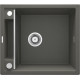 Deante Мийка кухонна Magnetic, граніт, квадрат, без крила, 560х500х219мм, чаша - 1, врізна, антрацит