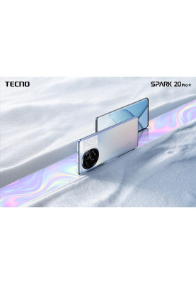 TECNO Смартфон Spark 20 PRO+ (KJ7) 6.78" 8/256ГБ, 2SIM, 5000мА•год, Lunar Frost
