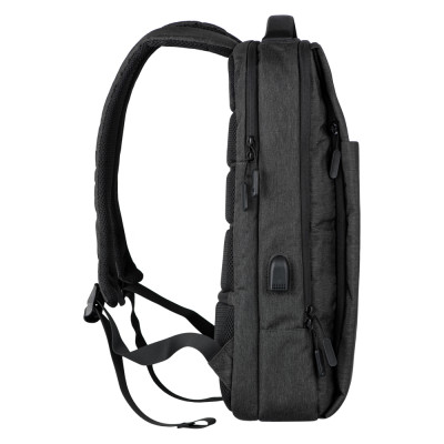 2E Рюкзак, Melange 17", чорний