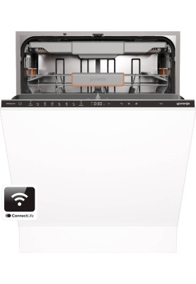 Gorenje Посудомийна машина вбудовувана, 16компл., A+++, 60см, інвертор,Wi-Fi, сенсорн.упр, 3и кошики, білий