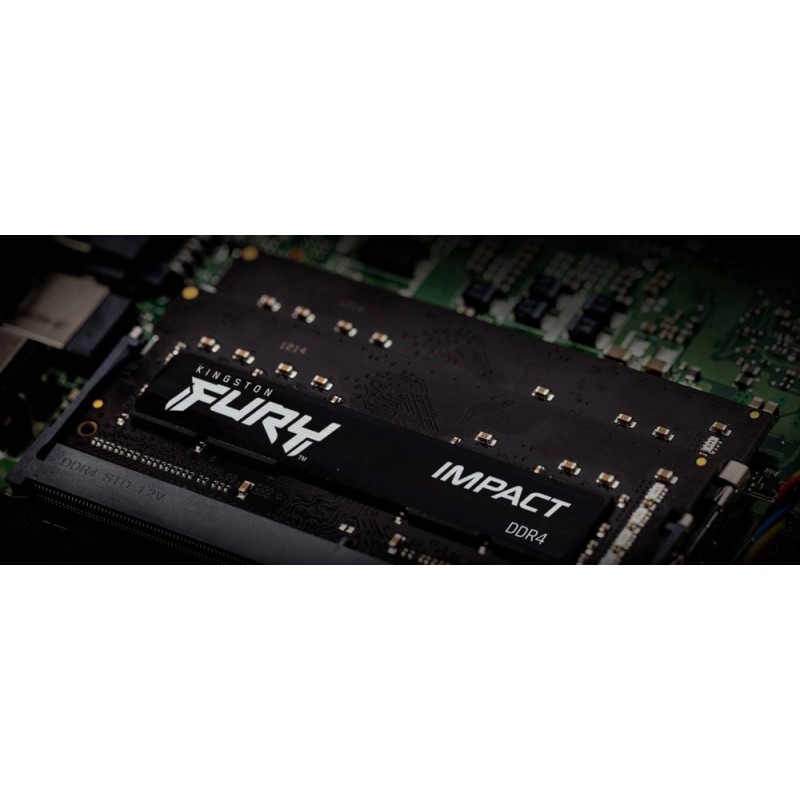 Kingston Пам'ять ноутбука DDR4 16GB KIT (8GBx2) 3200 FURY Impact