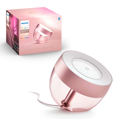 Philips Hue Настільна лампа Iris, 2000K-6500K, Color, Bluetooth, з димером, рожева