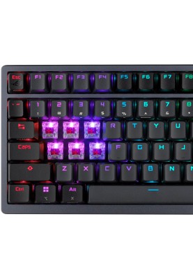 ASUS Клавіатура ROG Azoth RGB 81key NX RD USB/WL/BT EN Black